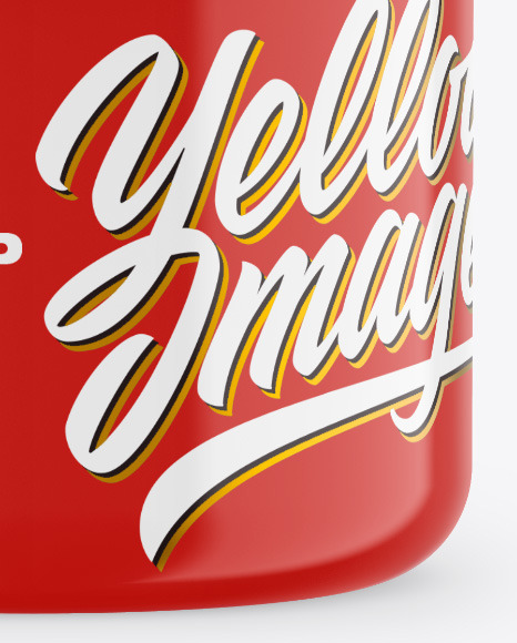 Glossy Jar Mockup PSD #1