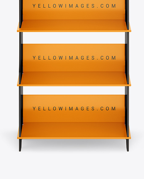 Glossy Display Stand Mockup PSD #1