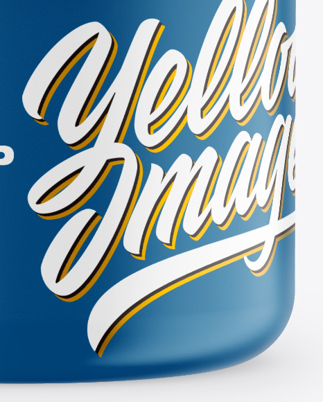 Matte Jar Mockup PSD #1