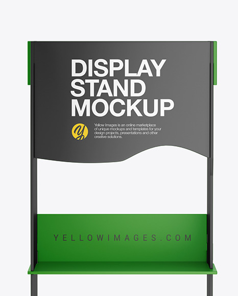 Matte Display Stand Mockup PSD #2