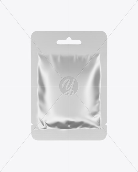 Metallic Sachet Mockup Metallic Sachet Mockup