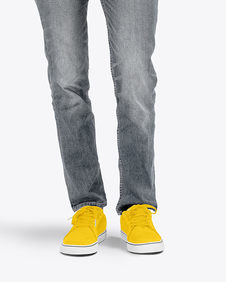 Woman in a V Neck T Shirt Mockup PSD #1