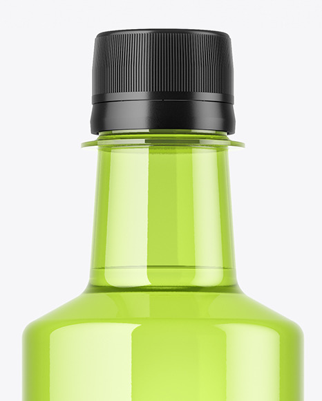 Color Plastic Bottle with Water Mockup PSD #2