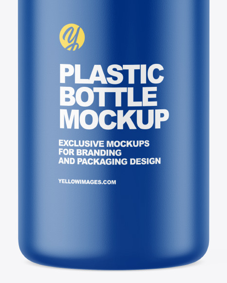 Matte Plastic Bottle w  Dispenser Mockup PSD #1