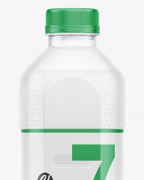 Transparent Bottle Mockup PSD #2