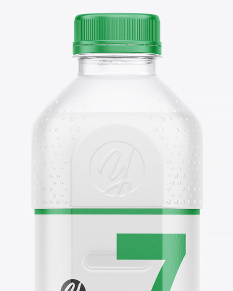 Transparent Bottle Mockup PSD #1