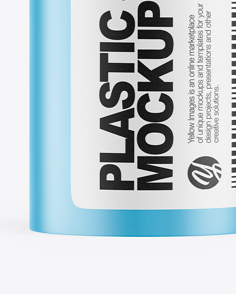 Matte Plastic Medicines Jar Mockup PSD #6