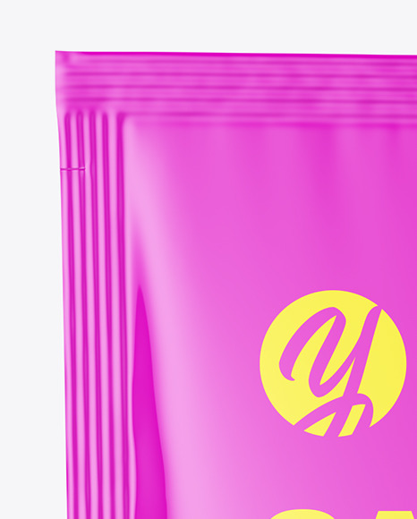 Glossy Sachet Mockup PSD #1