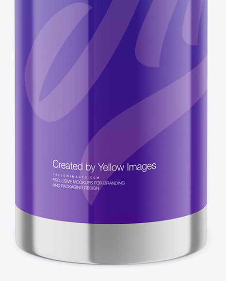 Glossy Thermo Bottle Mockup PSD #1