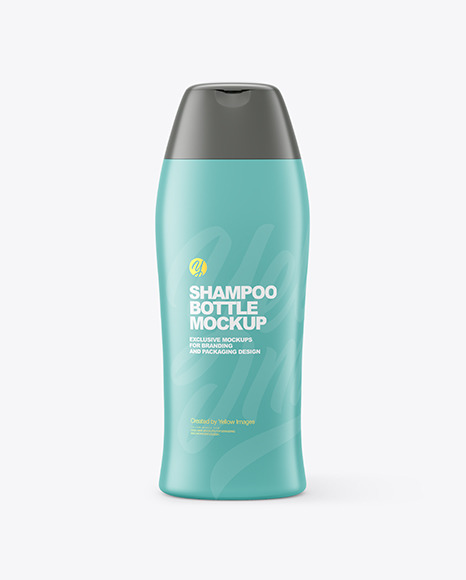 Matte Shampoo Bottle Mockup PSD #6