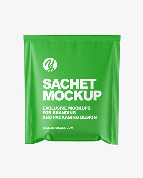 Matte Sachet Mockup