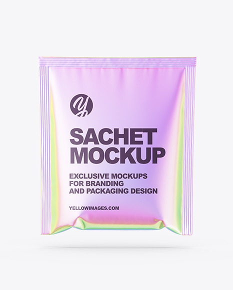 Matte Sachet Mockup PSD #7