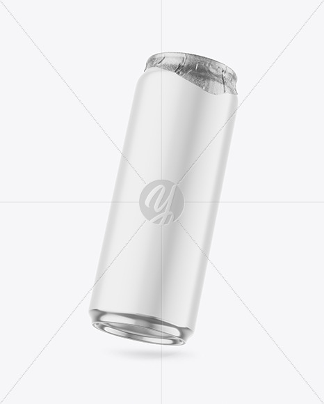 500ml Matte Drink Can w/ Foil Lid Mockup 500ml Matte Drink Can w/ Foil Lid Mockup