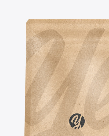 Kraft Food Bag Mockup PSD #2
