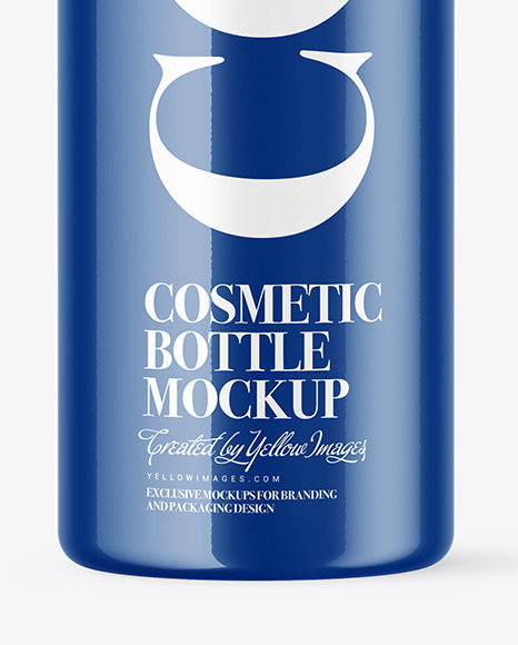 Glossy Cosmetic Bottle Mockup PSD #6