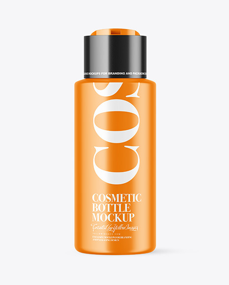 Matte Cosmetic Bottle Mockup