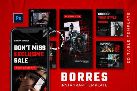 Bordes Instagram Template
