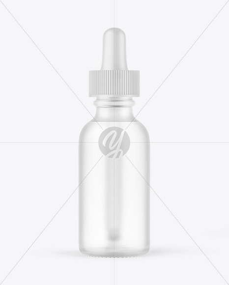Frosted Glass Dropper Bottle Mockup Frosted Glass Dropper Bottle Mockup