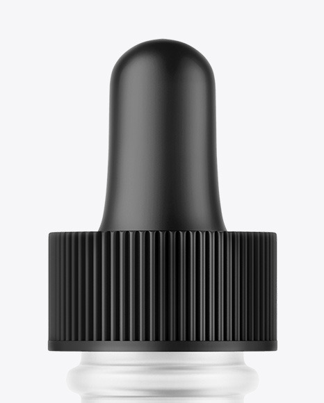 Frosted Glass Dropper Bottle Mockup PSD #2