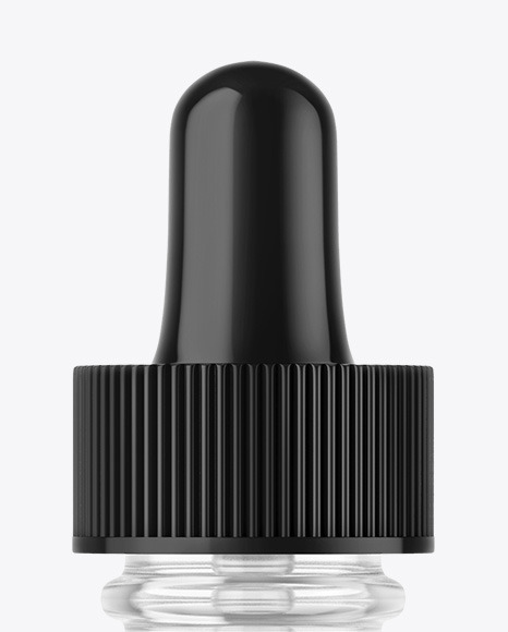 Clear Glass Dropper Bottle Mockup PSD #2