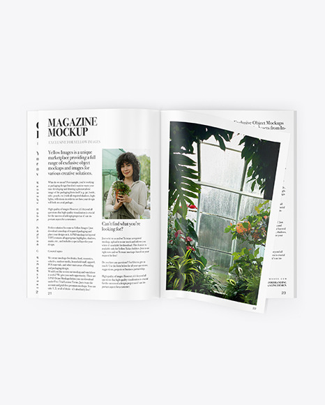 Matte Magazine Mockup PSD #4