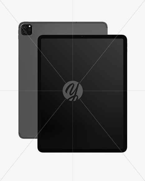 iPad Pro Space Gray Mockup PSD #1