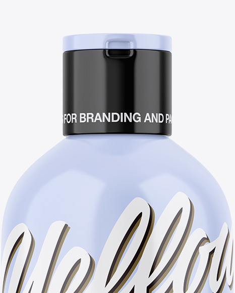 Glossy Bottle Mockup PSD #2