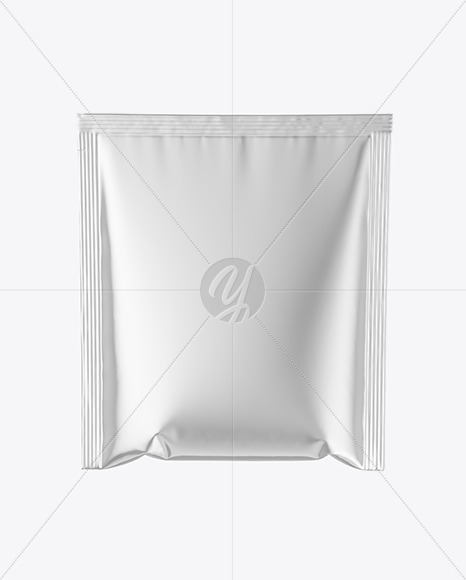 Metallic Sachet Mockup Metallic Sachet Mockup