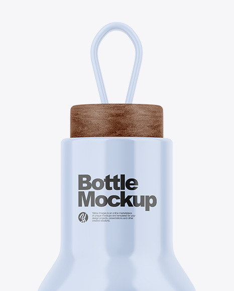 Glossy Bottle Mockup PSD #2