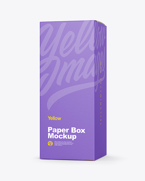 Matte Stick Sachet with Paper Box Mockup PSD #2