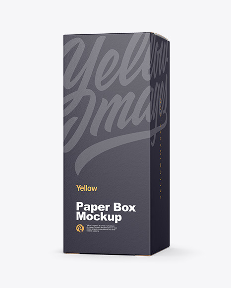Metallic Stick Sachet with Paper Box Mockup PSD #2