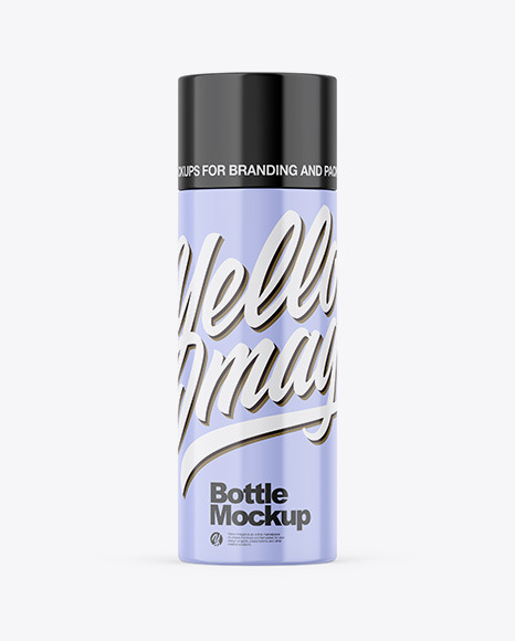 Glossy Bottle Mockup