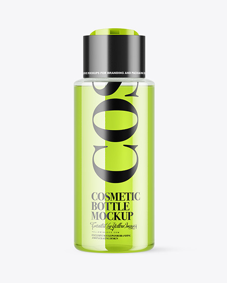 Color Liquid Cosmetic Bottle Mockup