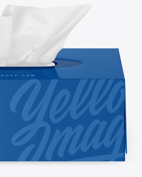 Glossy Box w  Wipes Mockup PSD #1