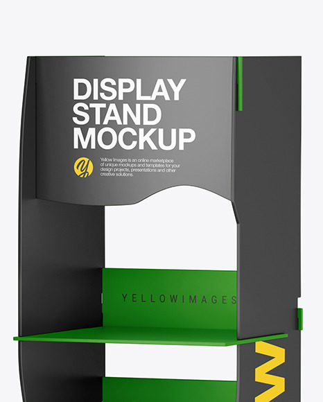 Matte Display Stand Mockup PSD #2