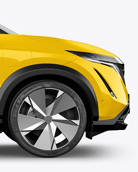 Electric Crossover SUV - Side View Electric Crossover SUV - Side View