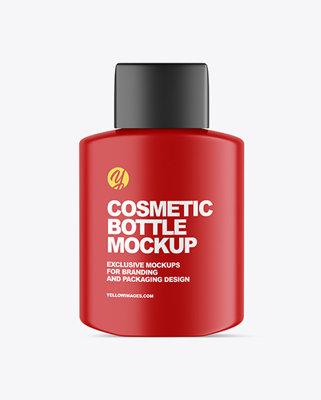 Matte Cosmetic Bottle Mockup