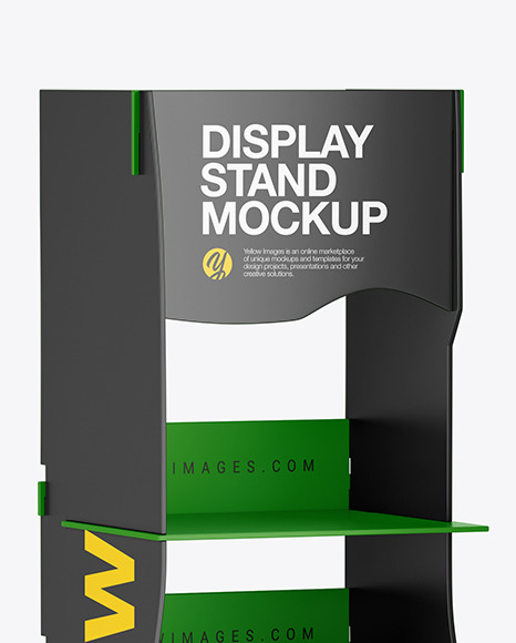 Matte Display Stand Mockup PSD #2