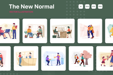 M272_ The New Normal Illustrations