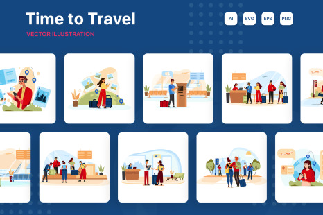 M261_ Time to travel Illustrations