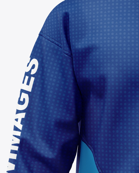 Hooded Windbreaker Jacket Mockup fully lined 57288