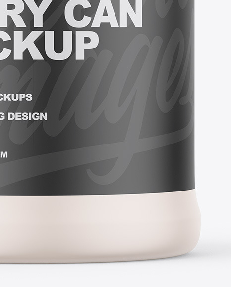 Matte Jerry Can Mockup PSD #1