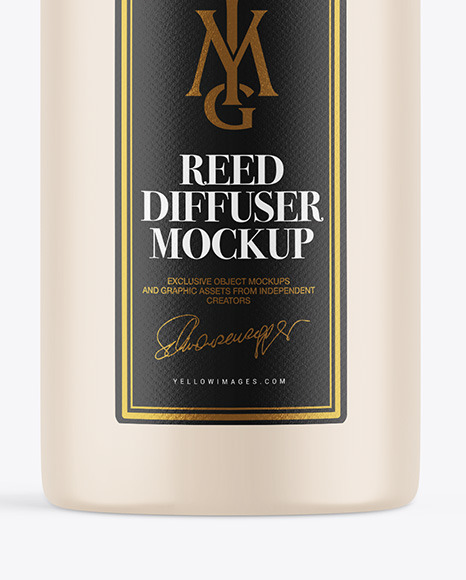 Download Matte Diffuser Bottle Mockup In Bottle Mockups On Yellow Images Object Mockups