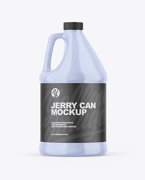 Glossy Jerry Can Mockup