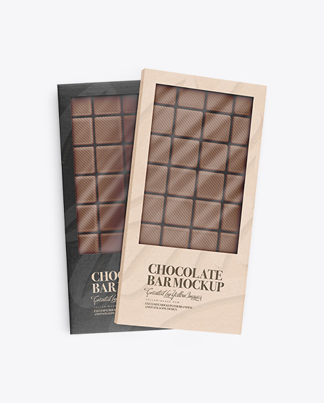 Chocolate Bars Mockup