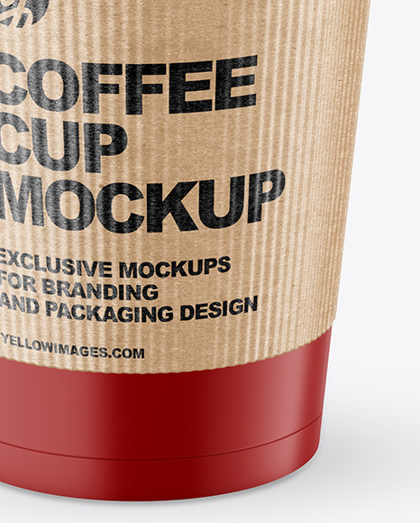 Matte Coffee Cup with Holder Mockup PSD #5