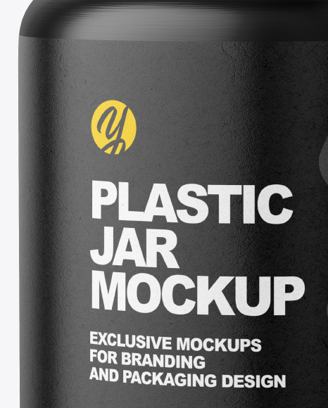 Metallic Pills Jar Mockup PSD #6