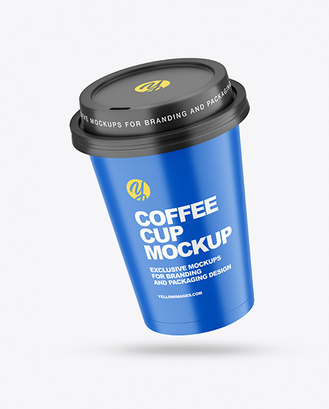 Matte Coffee Cup Mockup PSD #4