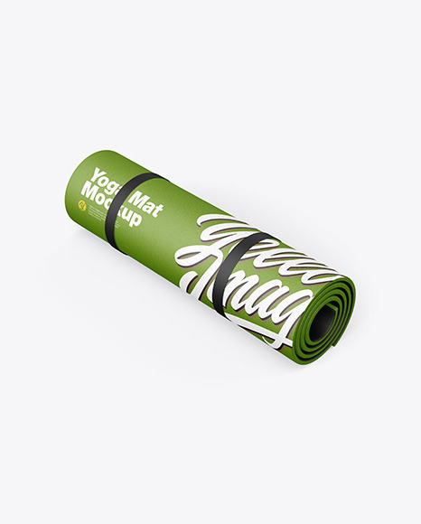 Rubber Yoga Mat Mockup