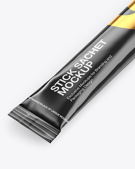 Glossy Stick Sachet Mockup PSD #6